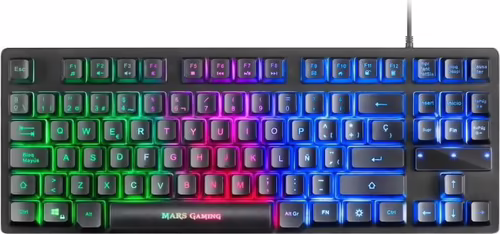 Mars Gaming MCPTKLES teclado + raton usb español Negro | 4710562755442 imagen 2