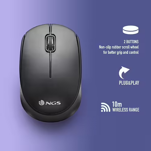 Teclado+Ratón NGS RF Wireless Óptico Negro (HARMONYKIT) imagen 6