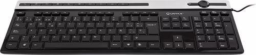 Teclado UNYKA Slim USB Multimedia Negro (50534) | 6940533541943 imagen 2