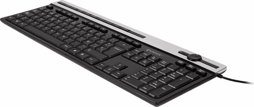 Teclado UNYKA Slim USB Multimedia Negro (50534) | 6940533541943 imagen 3