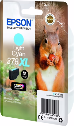 Tinta Epson 378XL Cian Claro Claria Photo(C13T37954010) | 8715946645926 imagen 2