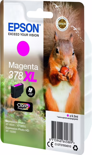 Tinta Epson 378XL Magenta Claria Photo (C13T37934010) | 8715946645889 imagen 3