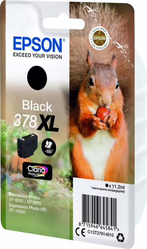 Tinta Epson 378XL Negro Claria Photo (C13T37914010) | 8715946645841 imagen 3