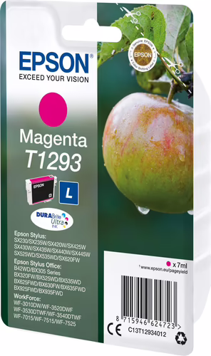 Tinta Epson T1293 Magenta 7ml 378 pág (C13T12934012) | 8715946624723 imagen 2