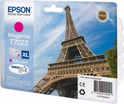 Tinta Epson XL T7023 Magenta 21.3ml (C13T70234010) | 8715946499291 imagen 2