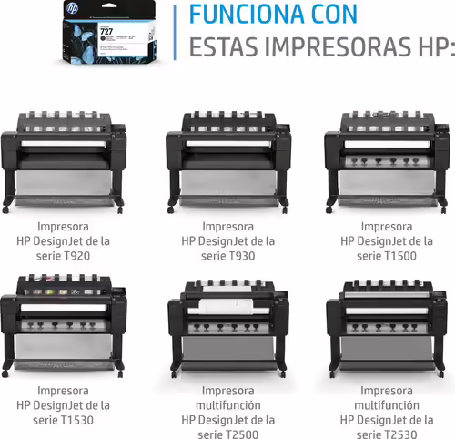 Tinta HP Amarillo 130ml (B3P21A) N727 | 8871119637621 imagen 6