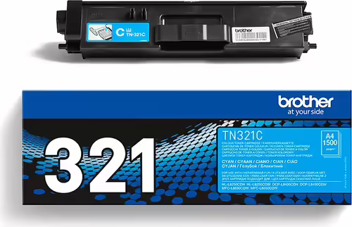 Brother TN-321C cartucho de tóner 1 pieza(s) Original Cian | 4977766734981 imagen 3