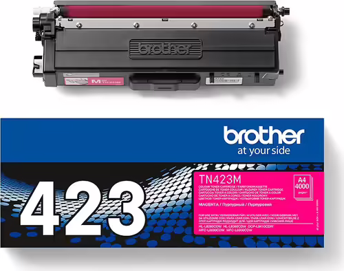 Toner BROTHER Laser Magenta 4000 páginas (TN-423M) | 4977766771696 imagen 4