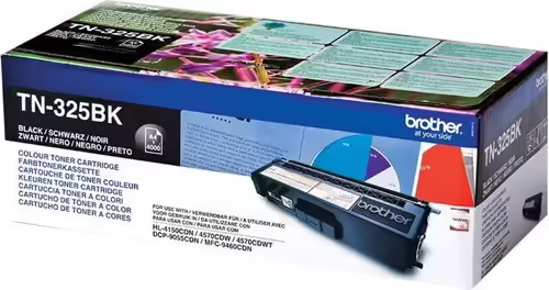 Brother Toner TN325BK Negro 4.000 paginas segun ISO/IEC19798 imagen 2