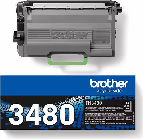 TONER BROTHER TN-3480 NEGRO | 4977766755658 imagen 3