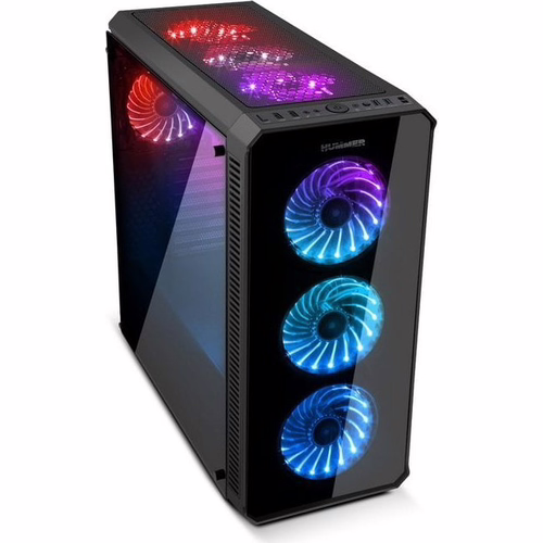 Caja NOX Hummer TGX RGB ATX EATX Negra (NXHUMMERTGX) | 8436532166860 imagen 2