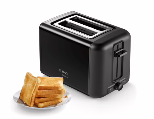 Tostador BOSCH DesignLine 970W Negro (TAT3P423) | 4242005188635 imagen 2