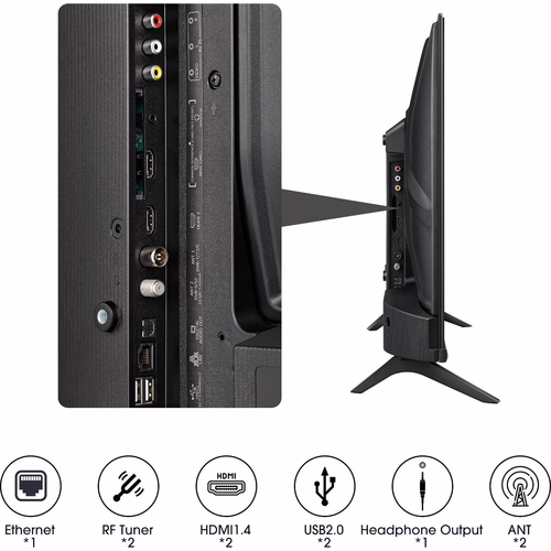 Hisense 40A4K Televisor 101,6 cm (40``) Full HD Smart TV Wifi Negro | 6942147489468 imagen 7