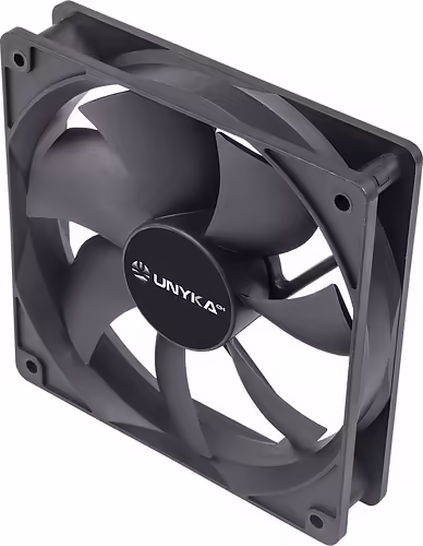 Ventilador 12x12 UNYKA 25mm 4Pin/PWM (51800) | 6940533544166 imagen 3