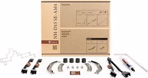 Ventilador CPU Noctua 120mm Kit 2 Marrón (NH-D15SE-AM4) | 9010018000061 imagen 5