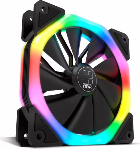 Ventilador NOX DFAN 120mm RGB Negro (NXHUMMERDFAN) | 8436532169403 imagen 4