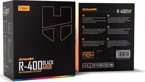 Ventilador NOX Hummer R-400 Negro (NXHUMMERR400ARGBBK) | 8436587975714 imagen 9