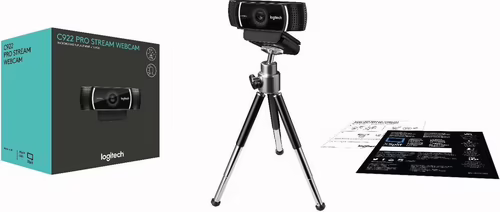 WebCam LOGITECH C922 FHD USB Micro Negra (960-001088) | 5099206066977 imagen 9