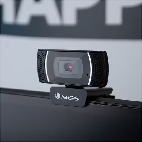WebCam NGS FHD USB 2.0 Micrófono Negra (XPRESSCAM1080) | 8435430618464 imagen 3