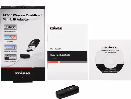 ADAPTADOR WIFI USB EDIMAX AC600 EW-7811UTC | 4710700929766 imagen 6