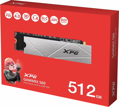ADATA GAMMIX S60 M.2 512 GB PCI Express 4.0 3D NAND NVMe | AGAMMIXS60-512G-CS | 4711085946140 imagen 8