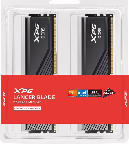 ADATA LANCER BLADE RGB DDR5 módulo de memoria 64 GB 2 x 32 GB 6000 MHz ECC | AX5U6000C3032G-DTLABRBK | 4711085944924 imagen 6