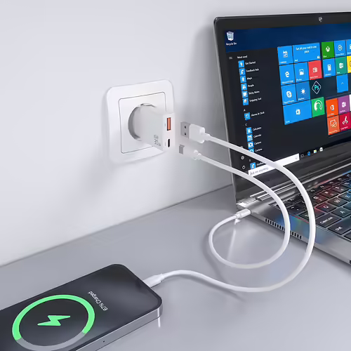 AISENS ASCH-30W2P046-W cargador de dispositivo móvil Cámara digital, MP3, MP4, | 8435739902530 imagen 6