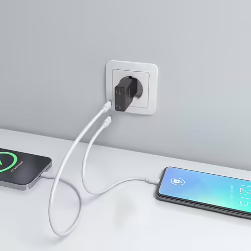 AISENS ASCH-30W2P049-BK cargador de dispositivo móvil Cámara digital, MP3, MP4 | 8435739902561 imagen 5