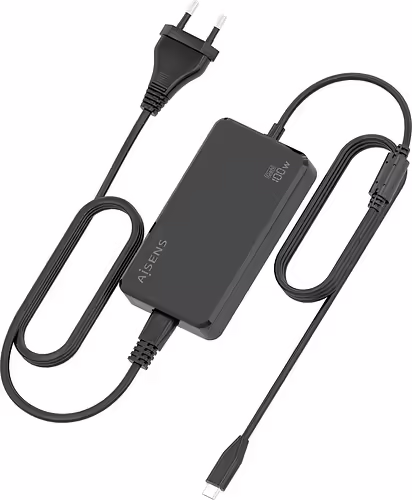 AISENS Cargador De Sobremesa GaN 100W PD3.0 1xUSB-C 1.8m, Negro | ASCH-1PD100D070-BK | 8435739903872 imagen 3