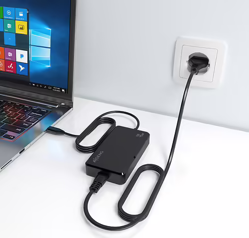 AISENS Cargador De Sobremesa GaN 45W PD3.0 1xUSB-C 1.8m, Negro | ASCH-1PD45D067-BK | 8435739903841 imagen 5