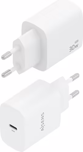 AISENS Cargador GaN 30W, 1xUSB-C PD3.0, Blanco | A110-0950 | 8435739903407 imagen 3