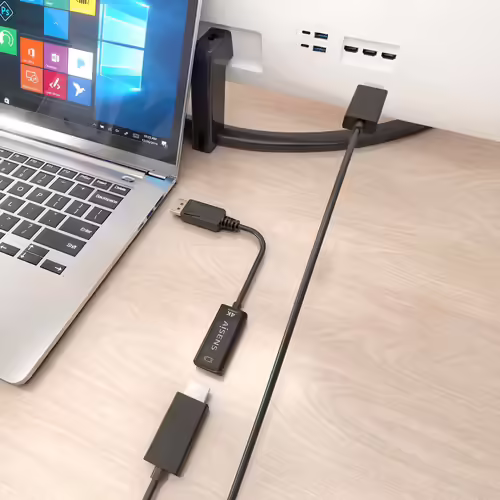 AISENS Conversor DisplayPort a HDMI 4K@60Hz, DP/M-HDMI/M, Negro, 15cm | A125-0905 | 8435739902219 imagen 5