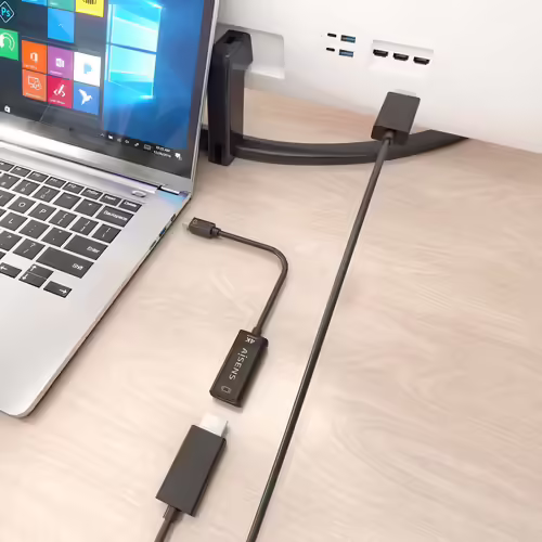 AISENS Conversor MINI DP a HDMI 4K@60Hz, MINI DP/M-HDMI/H, Negro, 15cm | A125-0904 | 8435739902202 imagen 5