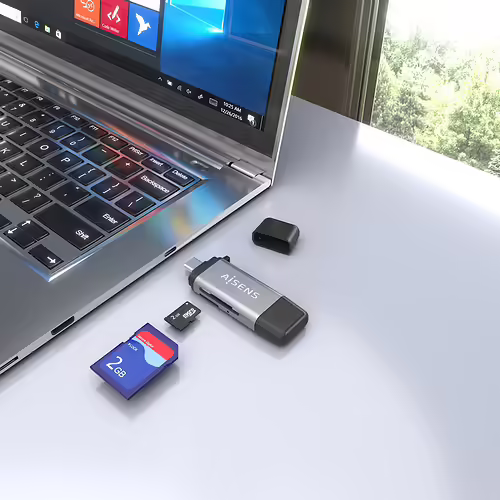 Lector Tarjetas AISENS USB-A/C 3.0 Gris (ASCR-2AC11-GR) | 8435739903339 imagen 5