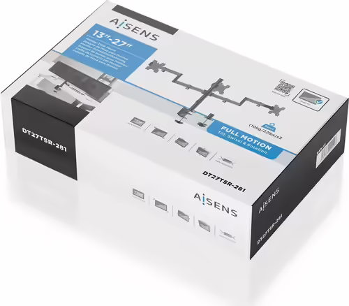 Soporte Mesa AISENS 3 Monitores 13``-27`` (DT27TSR-281) | 8435739901427 imagen 6