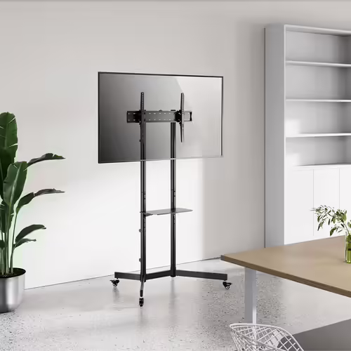 AISENS Soporte De Suelo Eco Con Rueda, Bandeja Para DVD Para Monitor/TV 45kg De | FT70TE-333 | 8435739902424 imagen 6