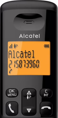 Alcatel E160 Teléfono DECT Identificador de llamadas Negro | E160DUOBLK | 3700601426724 imagen 3
