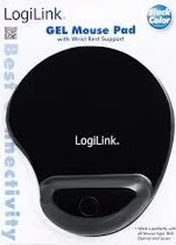 ALFOMBRILLA REPOSAMU͑ECAS LOGILINK GEL NEGRO ID0027 | 4260113569306 imagen 2