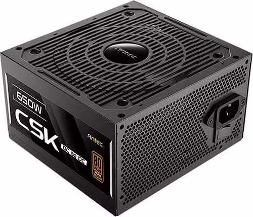 Antec CSK650DC EC unidad de fuente de alimentación 650 W 20+4 pin ATX ATX Negro | 0-761345-20107-0 | 761345201070 imagen 3