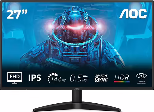AOC 27B36X pantalla para PC 68,6 cm (27``) 1920 x 1080 Pixeles Full HD LED Negro | 4038986183086 imagen 2