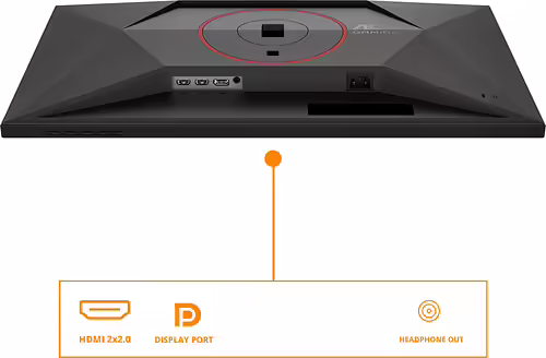 AOC 27G4HA pantalla para PC 68,6 cm (27``) 1920 x 1080 Pixeles Full HD LED Negro | 4038986682671 imagen 4