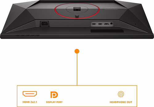 AOC G4 Q25G4SR pantalla para PC 62,2 cm (24.5``) 2560 x 1440 Pixeles Quad HD LED | 4038986142748 imagen 3