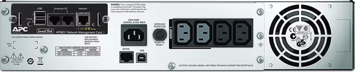 Apc UPS Smart 1500 1500VA 1000W 230V Line Interactive Formato rack U2 4xIEC 320  | SMT1500RMI2UNC imagen 2