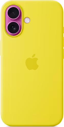 Apple Funda de silicona con MagSafe para el iPhone 16 - Amarillo carambola | MYY73ZM/A | 0195949885068 imagen 3