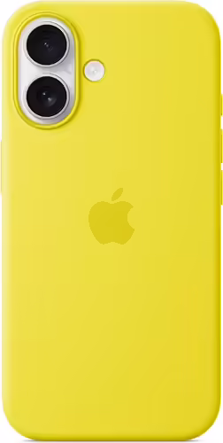 Apple Funda de silicona con MagSafe para el iPhone 16 - Amarillo carambola | MYY73ZM/A | 0195949885068 imagen 4