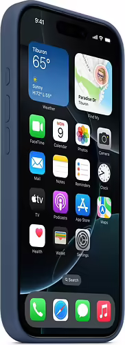 Apple Funda de silicona con MagSafe para el iPhone 16 Pro - Azul denim | MYYK3ZM/A | 0195949885280 imagen 5