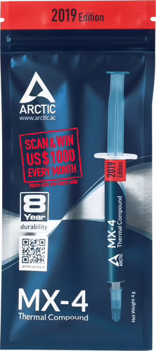 ARCTIC COOLING MX-4 PASTA TERMICA 8,5W-mK 4g ACTCP00002B | 4895213701655 imagen 2