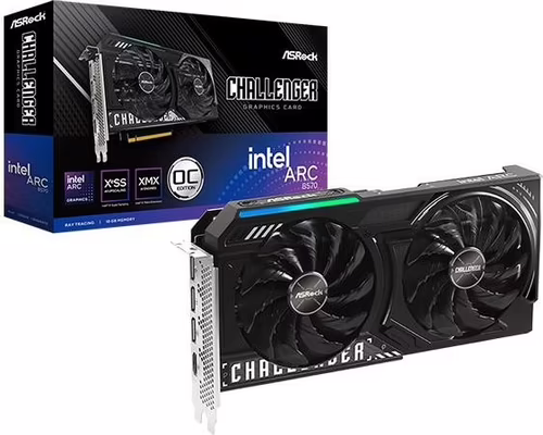 Asrock Challenger Intel Arc B570 10GB OC GDDR6 | B570 CL 10GO | 4711581490048 imagen 6