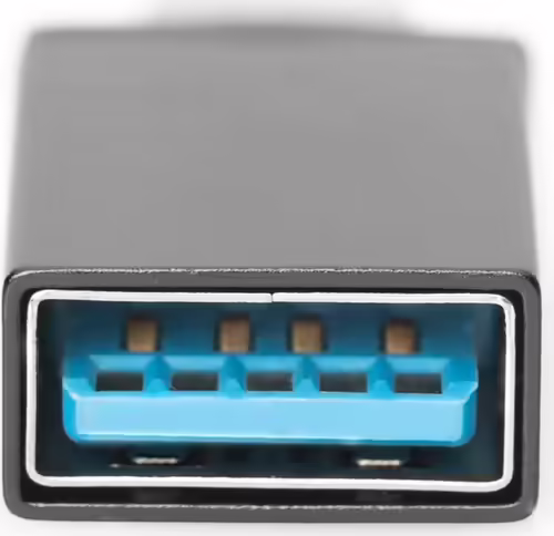 ASSMANN Electronic cable gender changer USB C, USB A Negro | AK-300506-000-S | 4016032370802 imagen 4