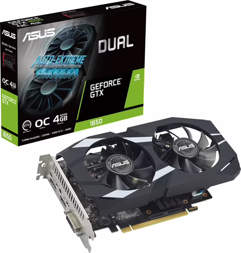 ASUS Dual -GTX1650-O4GD6-P-EVO NVIDIA GeForce GTX 1650 4 GB GDDR6 | 90YV0EZD-M0NA00 | 4711387285718 imagen 9
